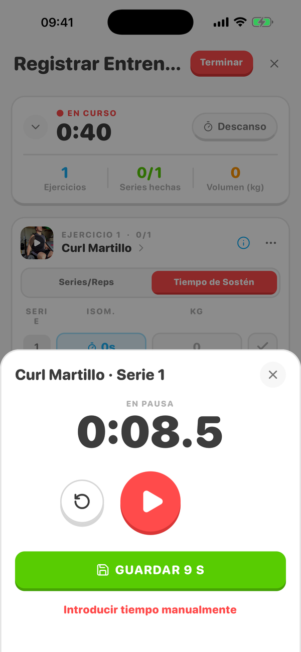 Cronómetro de sostenidos