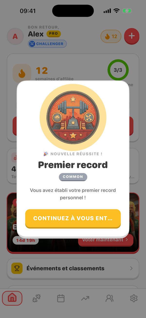 Succès et badges
