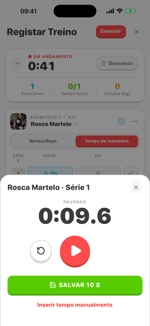 Cronômetro de Isometria