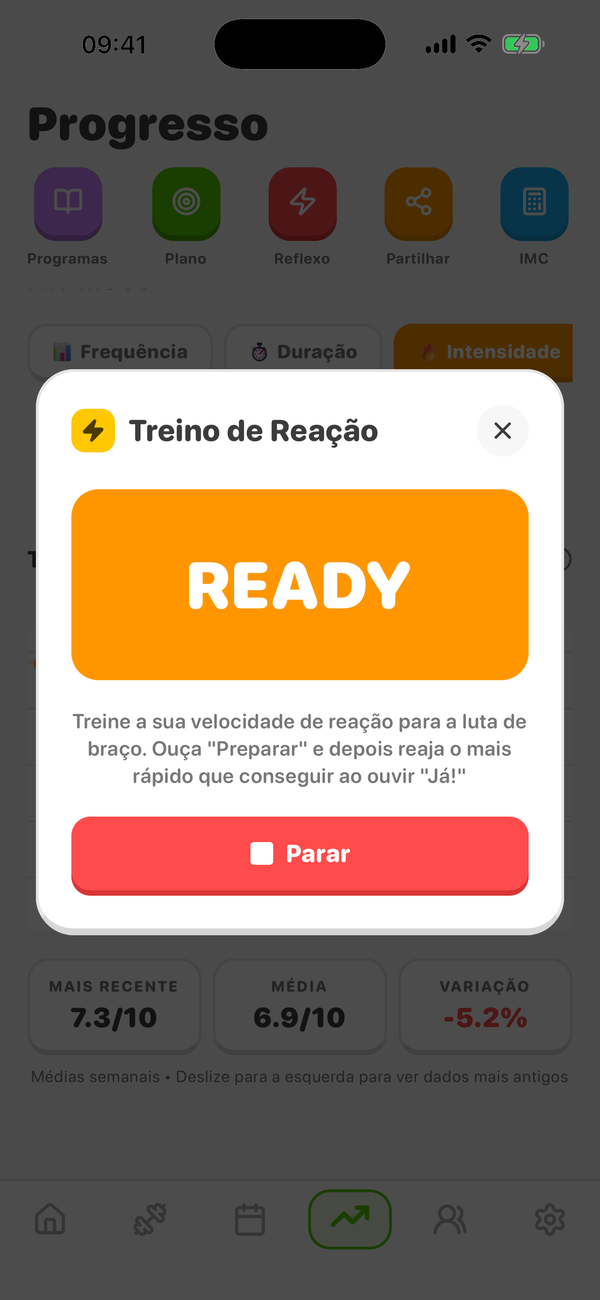 Treino de Reação