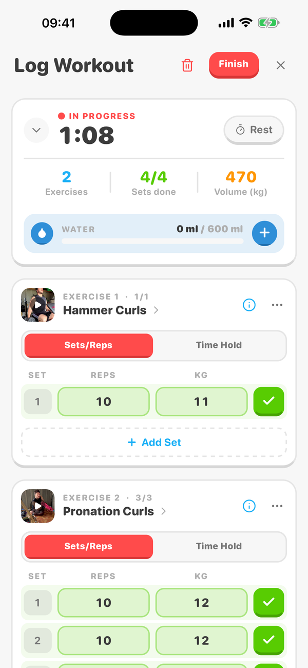 Set-by-Set Tracking